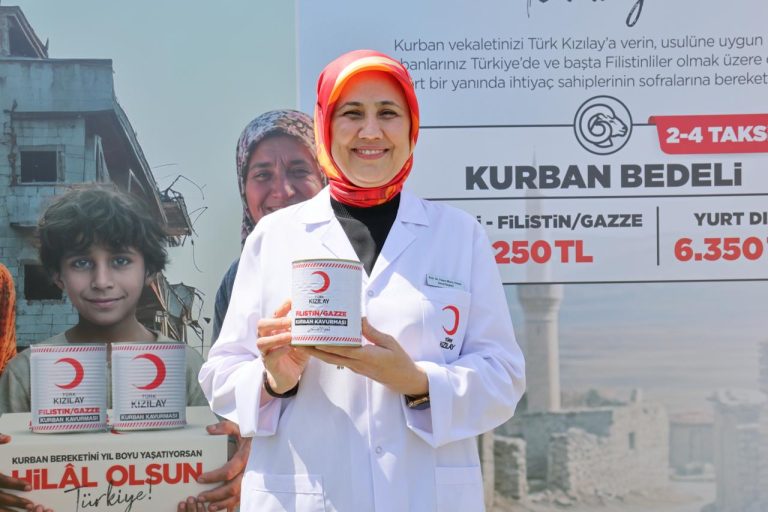 Türk Kızılay Kurban Bereketini Yıl Boyunca Sofralara Taşıyor