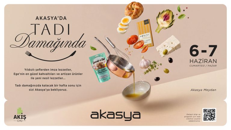 Akasya’dan 12. Yaşa Özel Kutlama:“Akasya’da Şehirli Gastronomi Deneyimi” Başlıyor