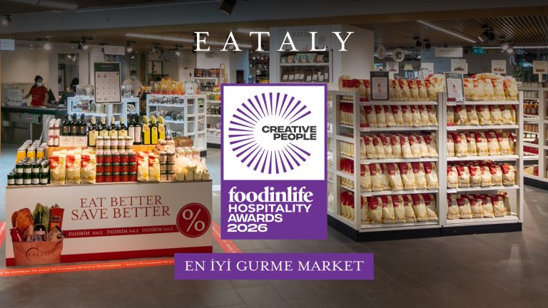 Creative People “Talks & Hospitality Awards 2026”da Eataly’ye “En İyi Gurme Market” Ödülü 