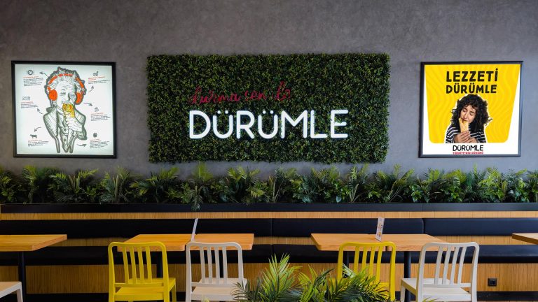 Dürümle İstanbul Çekmeköy Park AVM’de                                        Yeni Restoranını Açtı.